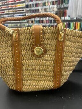 Michael Kors Santorini Woven Straw Tote